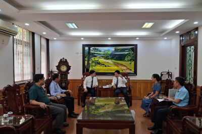 Lãnh đạo Sở Giáo dục và Đào tạo tỉnh Ninh Bình làm việc với Tổ chức Giáo dục IIG Việt Nam